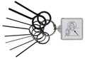 GEDORE Automotive KL-0180-30 B - Juego de pasadores de bloqueo 0,8 mm - 2,6 mm