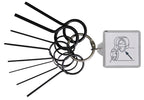 GEDORE Automotive KL-0180-30 B - Juego de pasadores de bloqueo 0,8 mm - 2,6 mm
