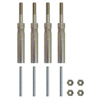 GEDORE Automotive KL-0186-1236 - Juego de pernos de soporte, M6, 129 mm