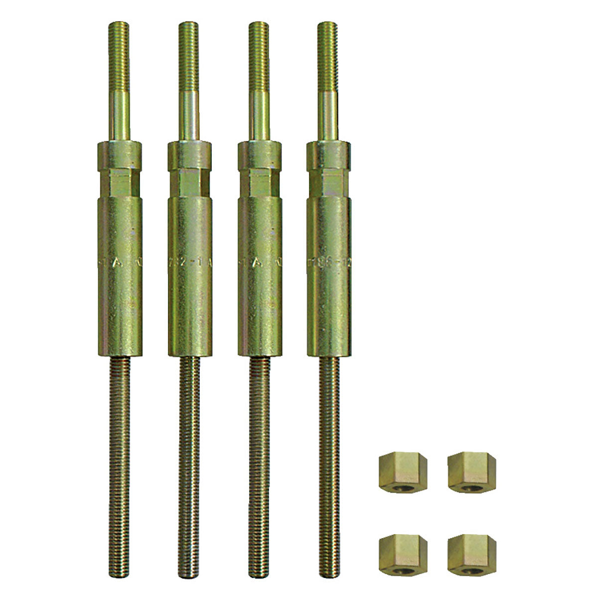 GEDORE Automotive KL-0186-130 A - Juego de pernos de soporte, M8, 120 mm