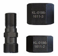 KL-0186-1611 B - Adaptador de husillo de tracción, M20x1, con tuercas M25