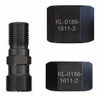 KL-0186-1611 B - Adaptador de husillo de tracción, M20x1, con tuercas M25