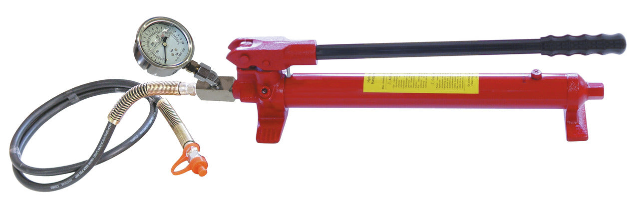 GEDORE Automotive KL-0215-35 M22 - Bomba manual hidráulica con manómetro 10to.
