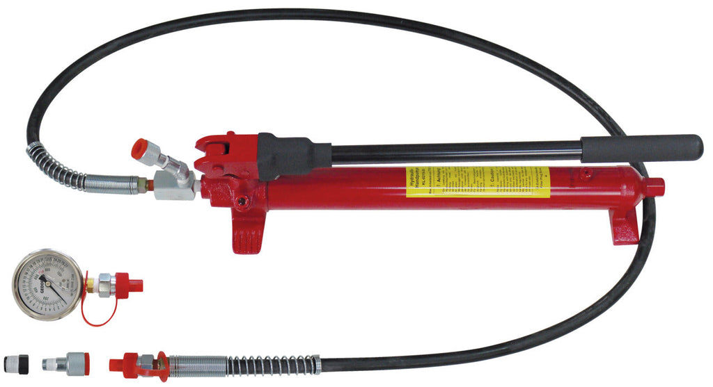 GEDORE Automotive KL-0215-35 M25 - Bomba manual hidráulica con manómetro.