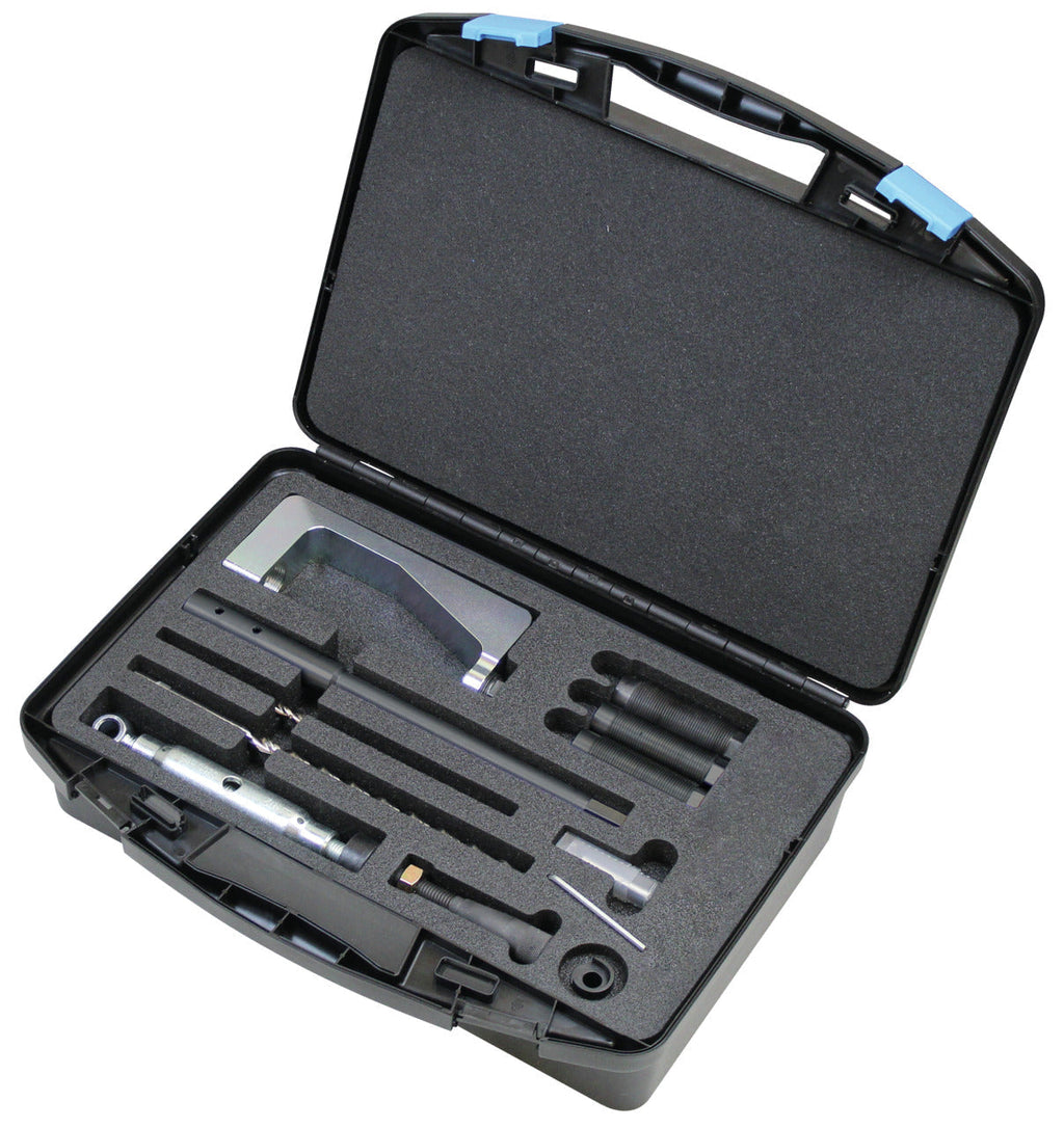 GEDORE Automotive KL-0250-43 KB - Kit de herramientas de taladrado para pernos de puntal, Grupo VAG
