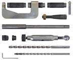 GEDORE Automotive KL-0250-43 KB - Kit de herramientas de taladrado para pernos de puntal, Grupo VAG