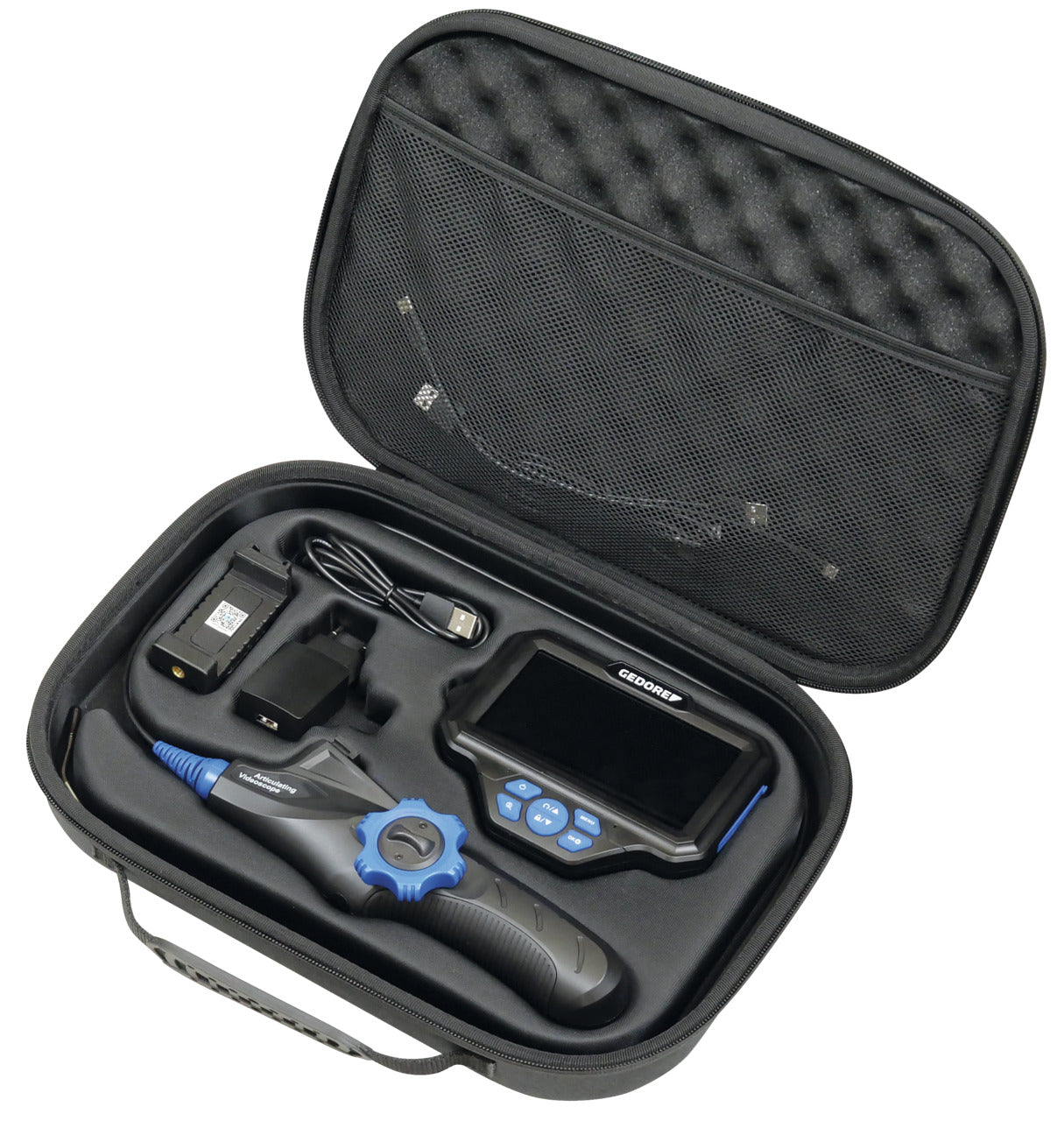GEDORE Automotive KL-0880-10 K - Videoscopio digital con sonda flexible Ø3,9 mm