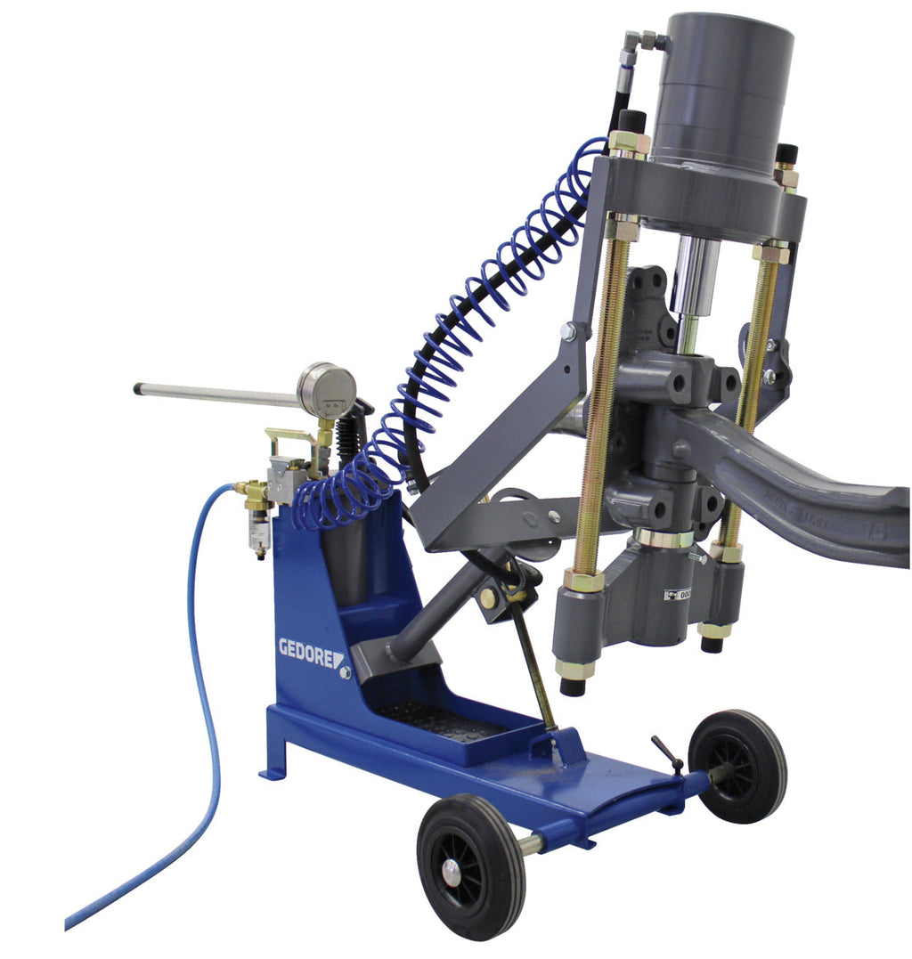 GEDORE Automotive KL-1000-20 A - Prensa King Pin, 65t, con juego de manguitos