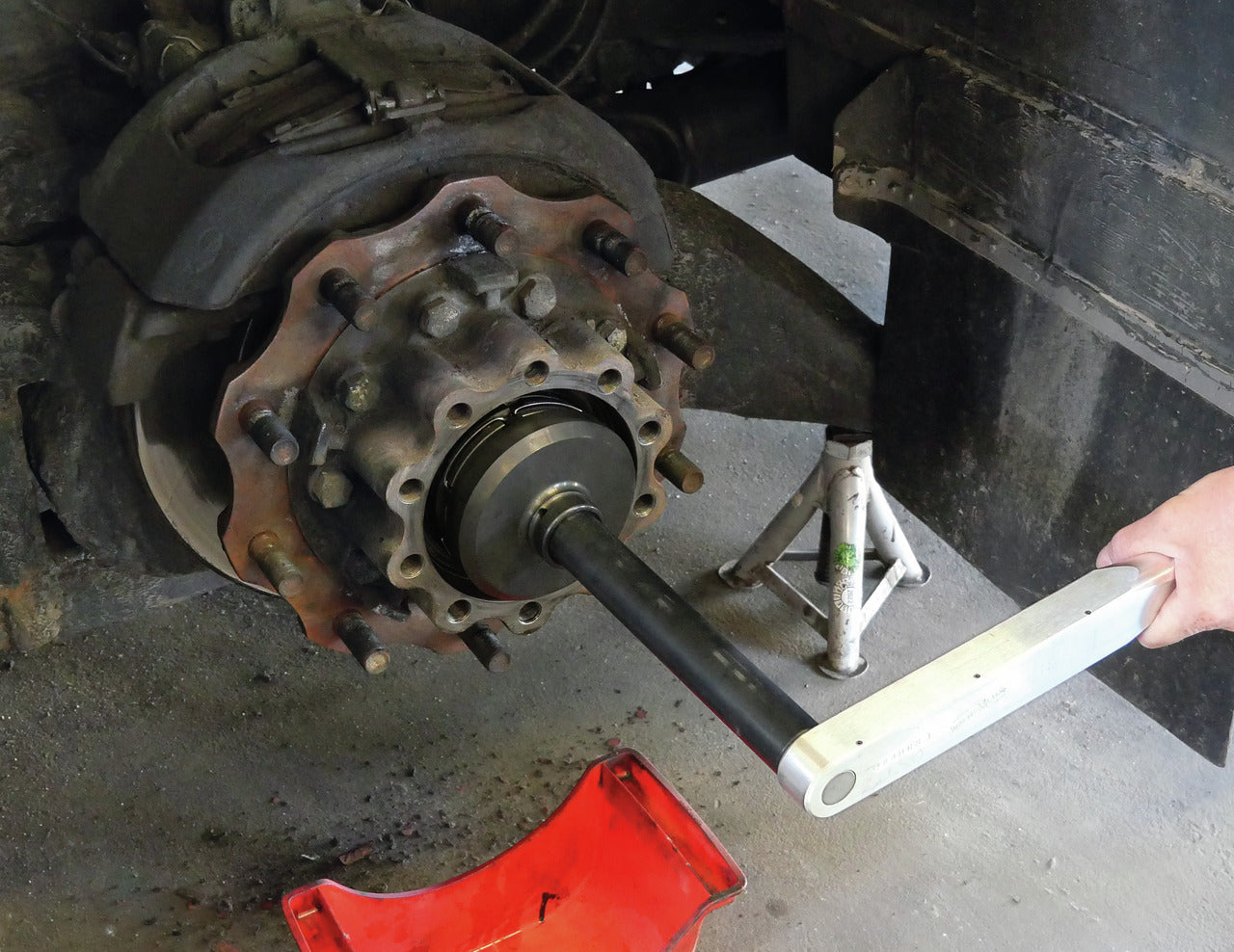 GEDORE Automotive KL-1020-42 - Tuerca de bloqueo, ZF-Axle, Ø 122,5mm