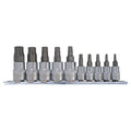 GEDORE Automotive KL-4043-100 - Juego de puntas de destornillador, 1/4" + 3/8", TX plus, 10 piezas
