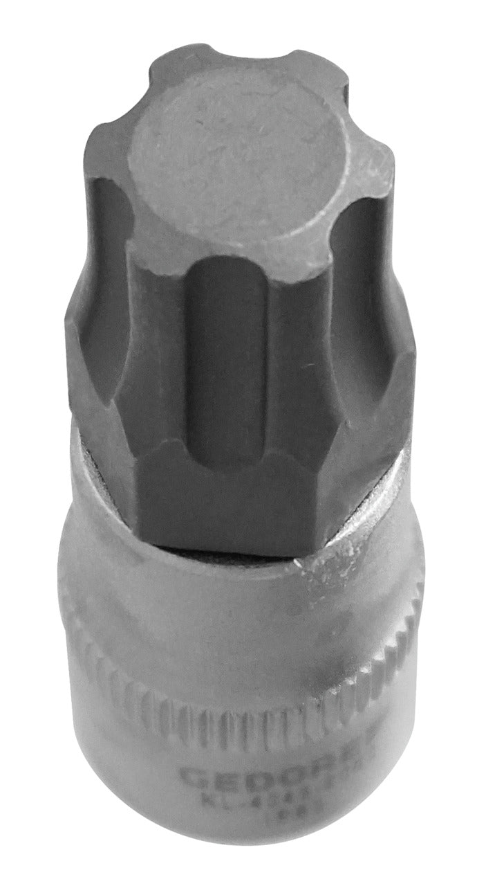 GEDORE Automotive KL-4043-100 - Juego de puntas de destornillador, 1/4" + 3/8", TX plus, 10 piezas