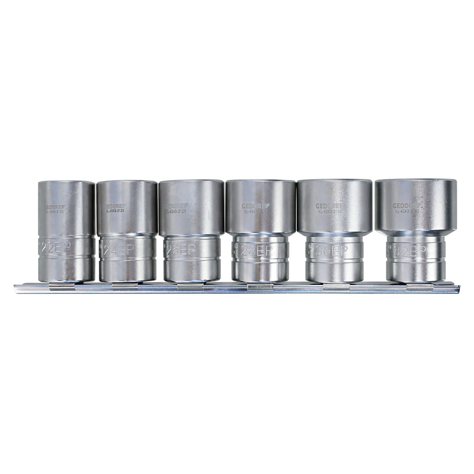 GEDORE Automotive KL-4043-300 - Juego de vasos, 1/2", EP TX-Plus, 6 piezas