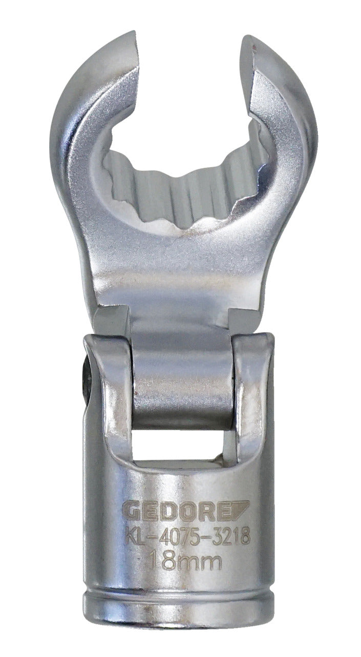 GEDORE Automotive KL-4075-3218 - Llave de estrella para juntas SW18, D-6 puntas, 3/8"