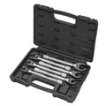 GEDORE Automotive KL-4077-10 K - Juego de llaves abiertas para racores