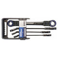 GEDORE Automotive KL-4443-30 - Juego de 4 llaves TX de carraca con doble articulación