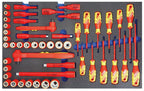 GEDORE Automotive KL-4600-200 - Carro de Herramientas con surtido de herramientas aisladas VDE