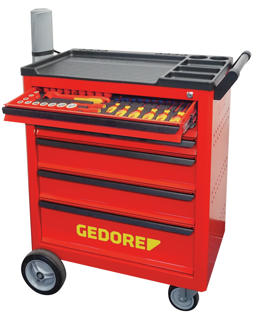 GEDORE Automotive KL-4600-200 - Carro de Herramientas con surtido de herramientas aisladas VDE