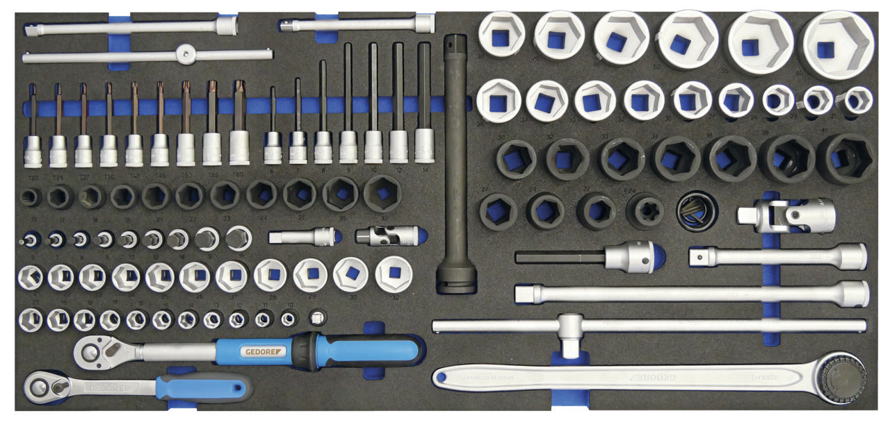 GEDORE Automotive KL-4999-420 - Carro de taller con herramientas manuales, HGV