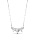 Three Stone Diamond Necklace