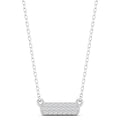 Mini Bar Pavé Diamond Necklace