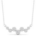 Bubble Bezel Diamond Necklace