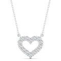 Heart Shaped Diamond Necklace