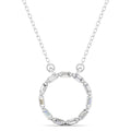 Baguette Circle of Life Diamond Necklace