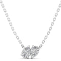 Toi et Moi Pear Lab Diamond Necklace