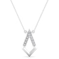 Kite-Shaped Diamond Necklace