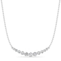 Lab Diamond Smile Necklace