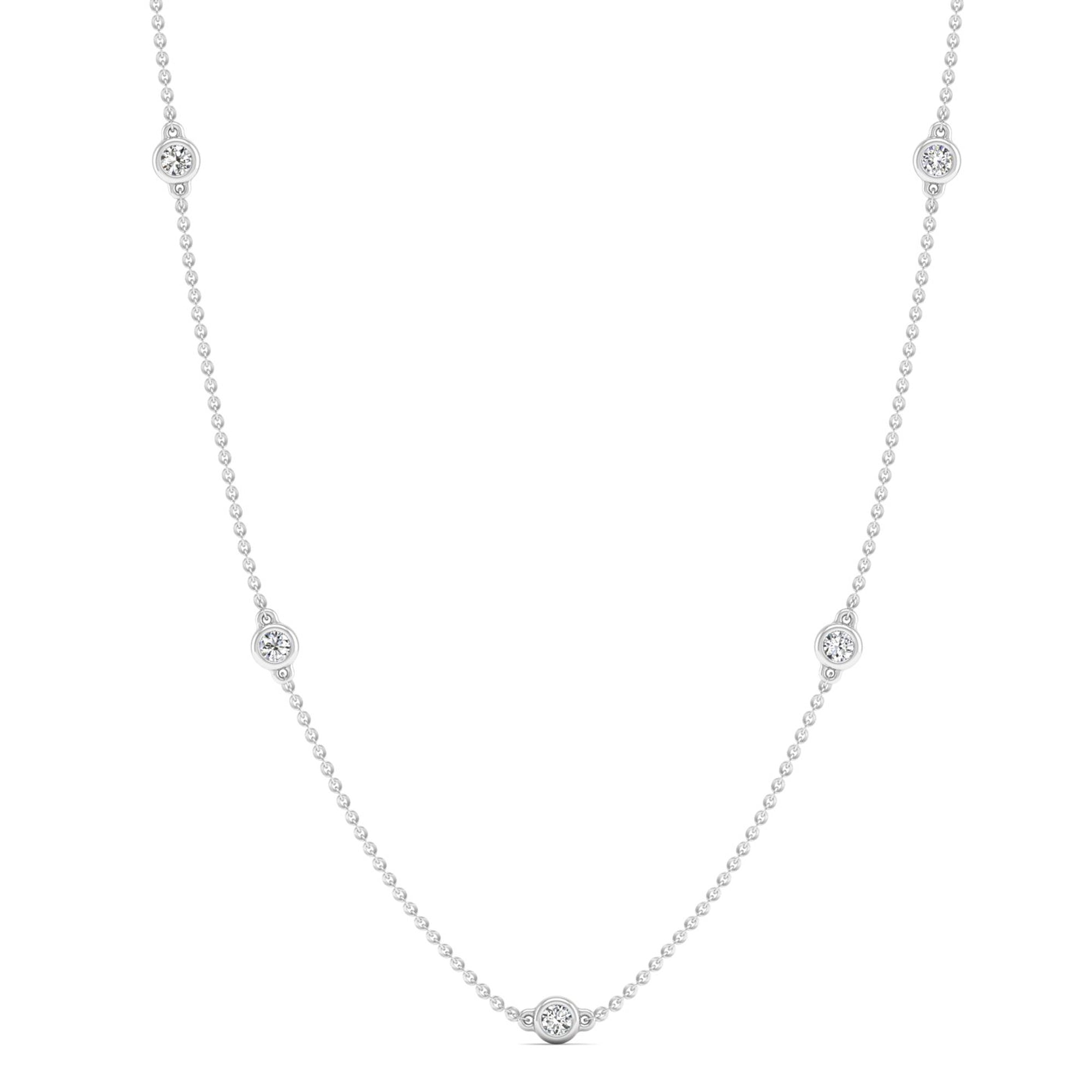 Diamond Station Necklace