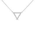 Geometric Trilogy Diamond Necklace