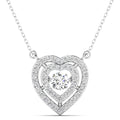 Heart Dancing Diamond Necklace