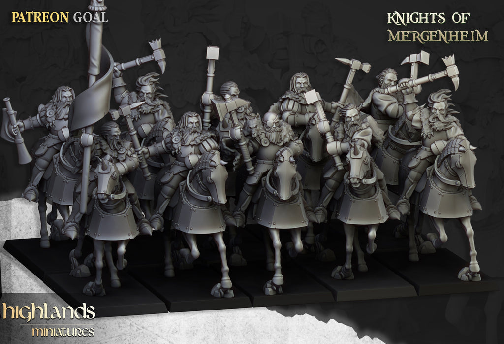 Merhenheim Cavalry, Highlands Miniatures