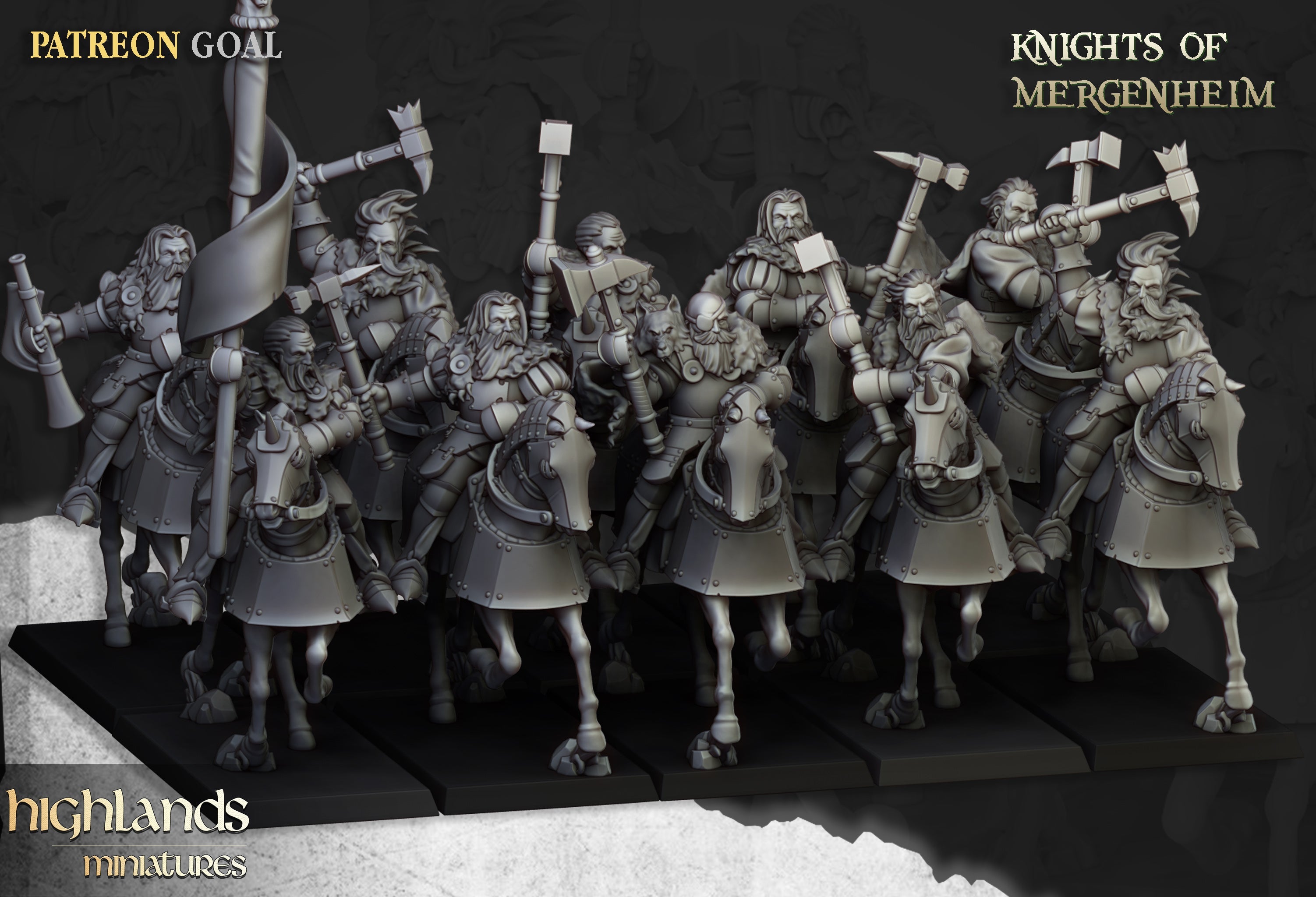 Merhenheim Cavalry, Highlands Miniatures