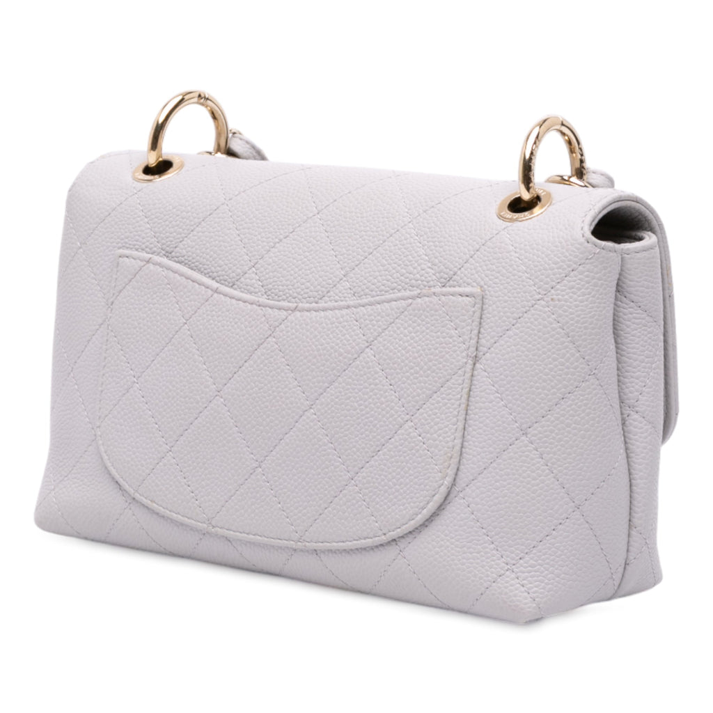 Small Stitched Caviar City Walk Flap