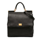 Calfskin Flat Sicily Satchel
