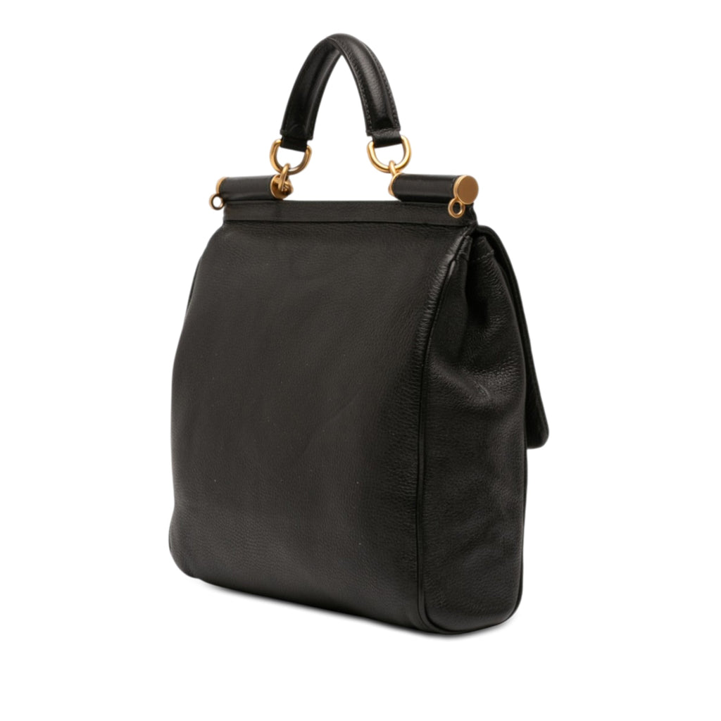Calfskin Flat Sicily Satchel