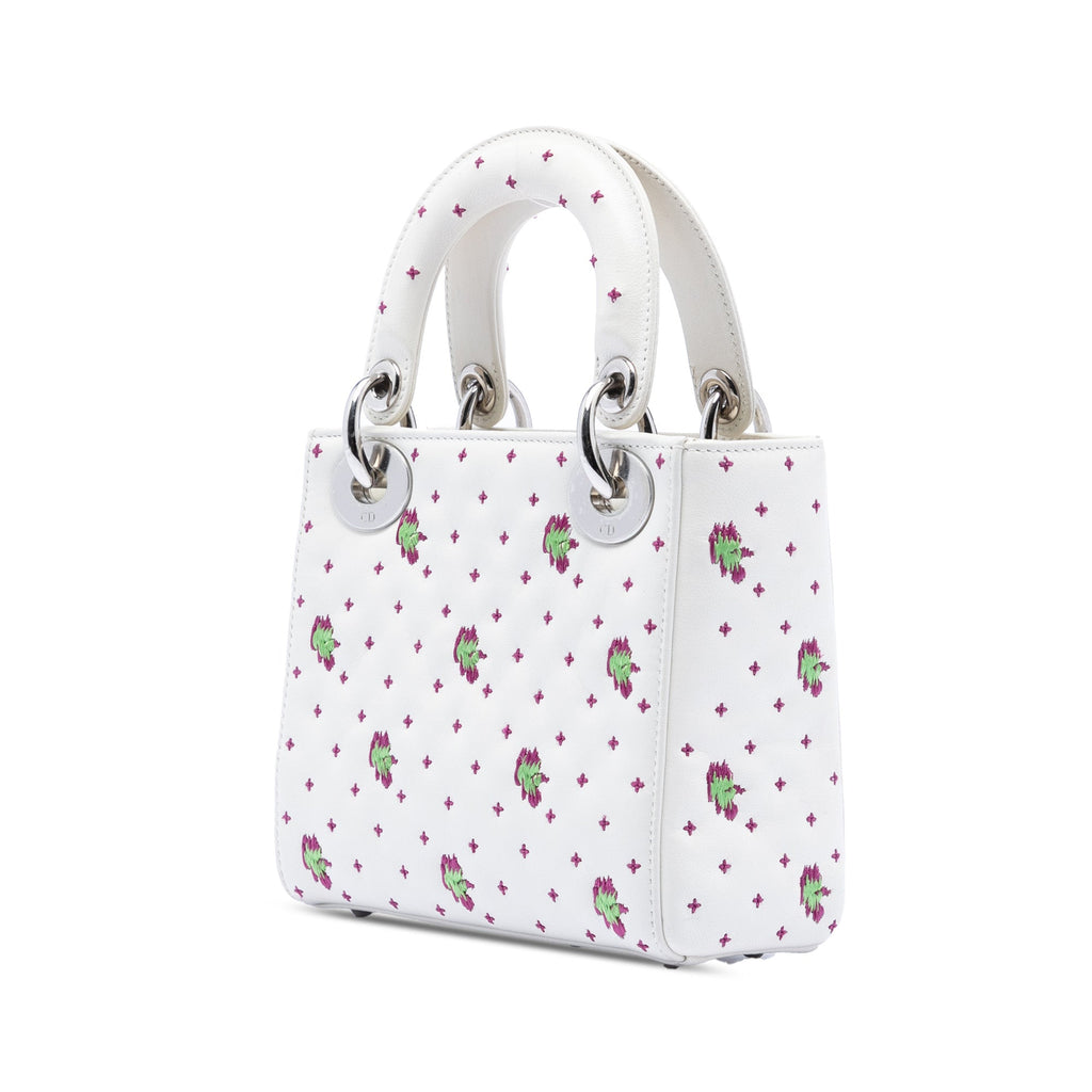 Mini Embroidered Calfskin Lady Dior