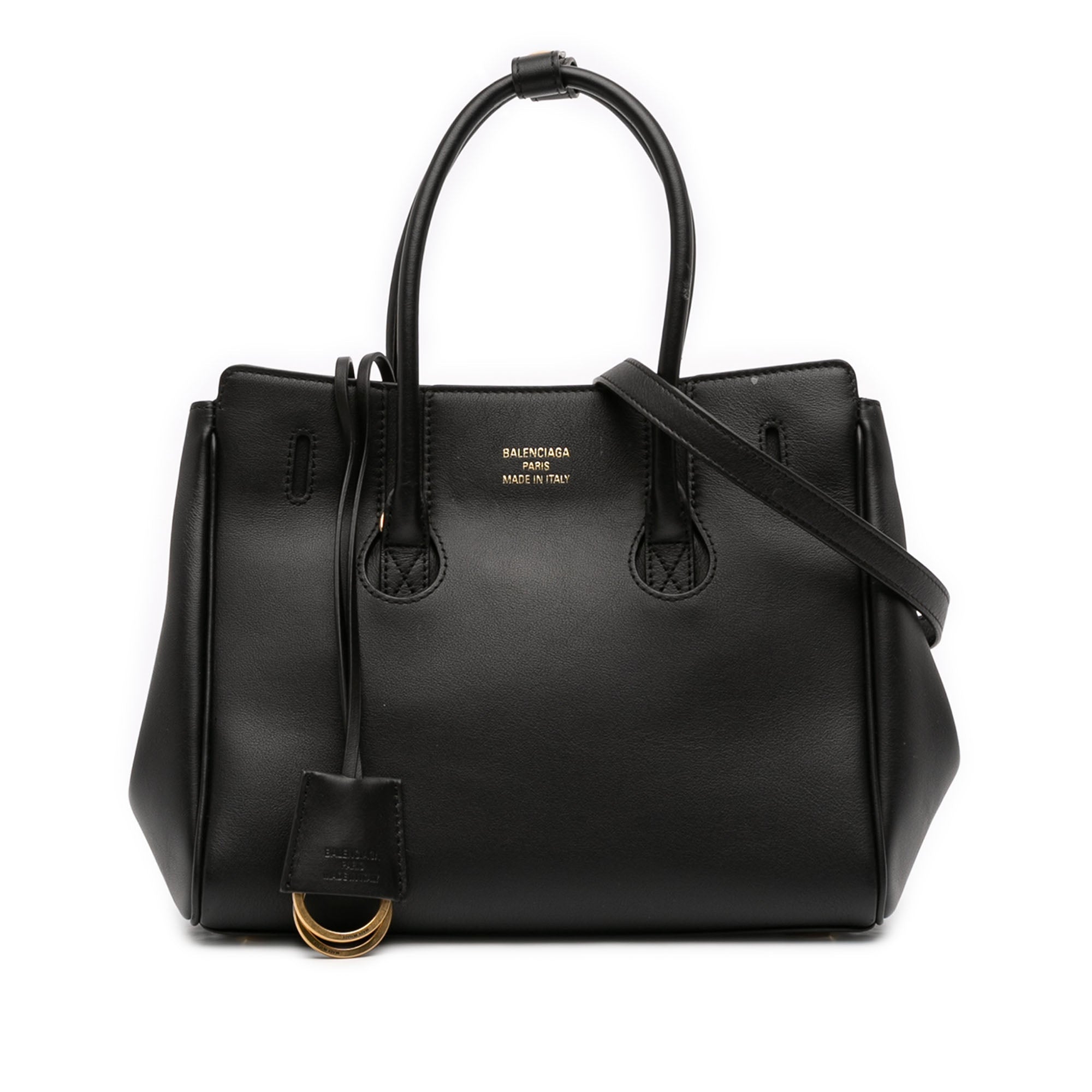 Mini Smooth Calfskin Hampton Carry All Satchel