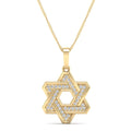 Men's Star of David Diamond Pendant