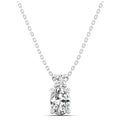 Toi et Moi Oval Lab Diamond Pendant