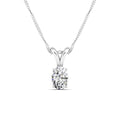 Oval Lab Grown Diamond Pendant