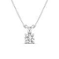 Round Lab Grown Diamond Pendant