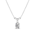 Emerald Lab Grown Diamond Pendant