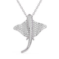 Stingray Diamond Pendant