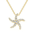 Starfish Diamond Pendant