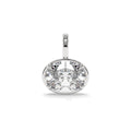 Oval East-West Lab Diamond Charm