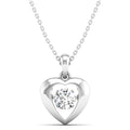 Heart Dancing Diamond Pendant