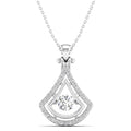 Nested Kite Dancing Diamond Pendant